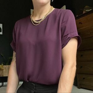 Eggplant Colored Blouse